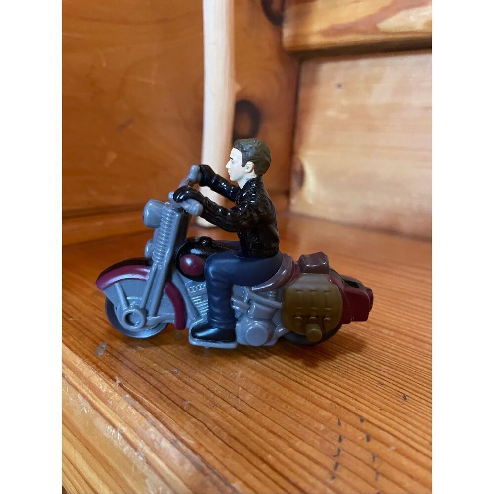 2008 Mutt Williams Motorcycle 3.75" Burger King PVC Action Figure Indiana Jones - Picture 2 of 4